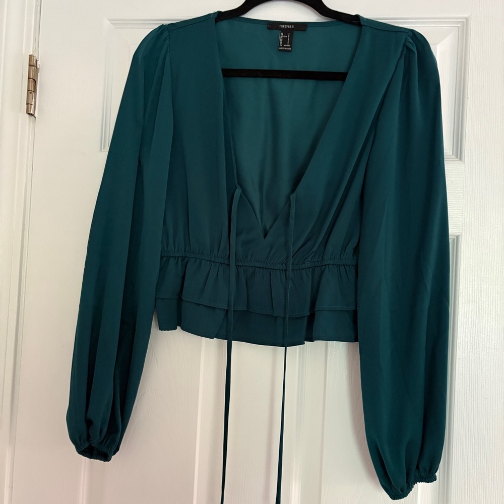 Forever 21 Deep Teal Blouse